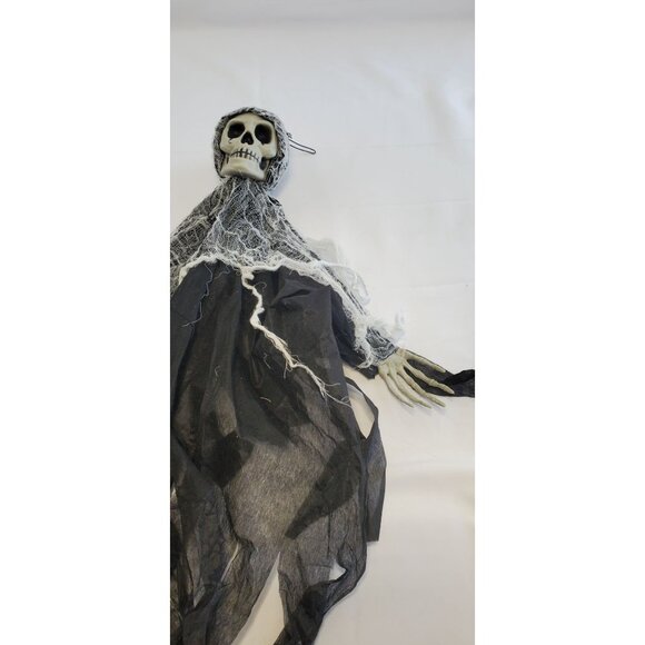 Halloween Hanging Grim Reaper Skeleton Ghost Decoration Prop Decor - Picture 5 of 9